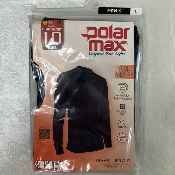 PolarMax (1.0) TRAVEL WEIGHT BASELAYER CREW - White - Picture 5 of 13